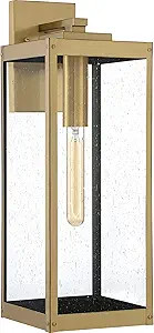 Quoizel WVR8407A Westover Modern Industrial Outdoor Wall Sconce Lighting, 1-Light, 150 Watt, Anti... | Amazon (US)
