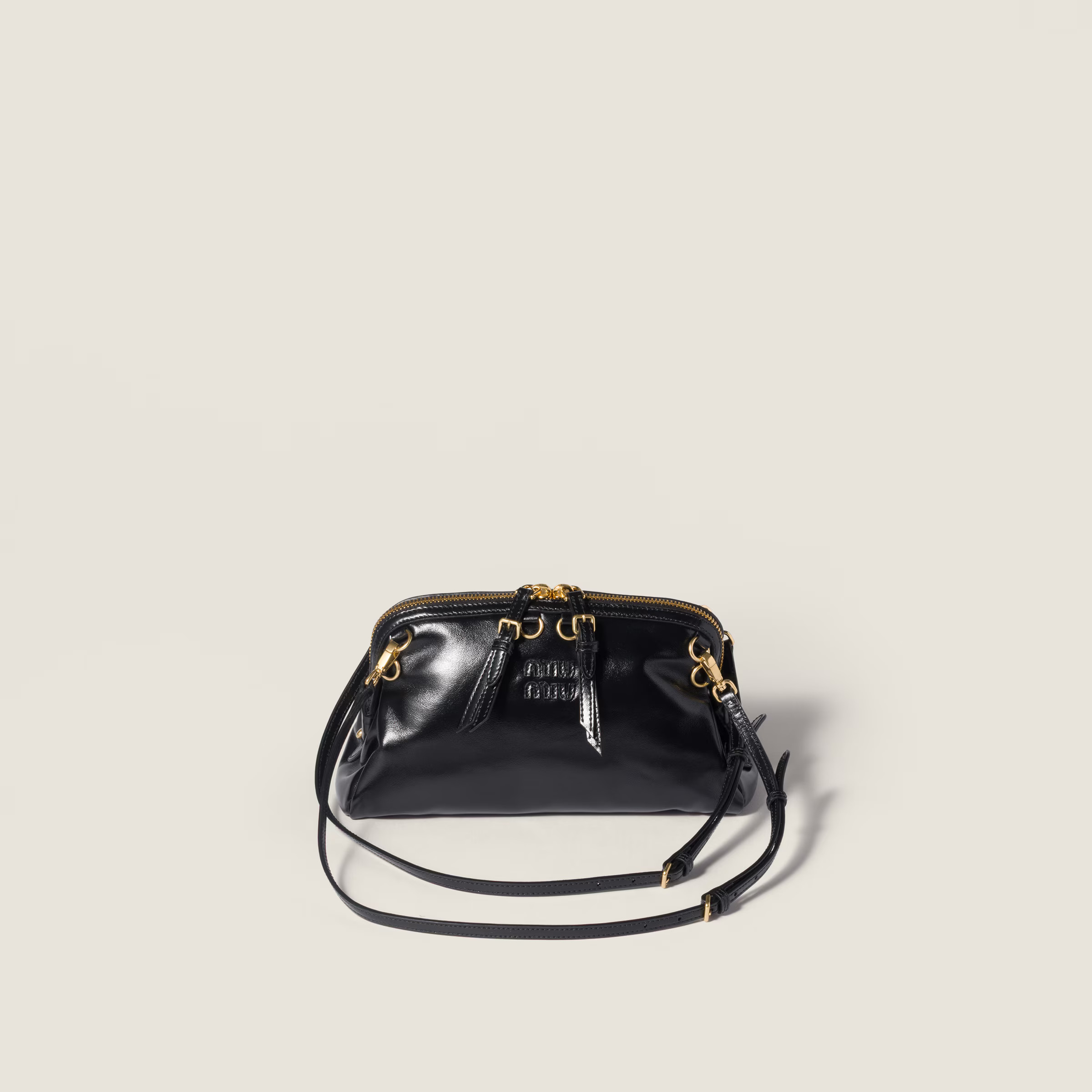 Black Leather Clutch | Miu Miu | Miu Miu UK