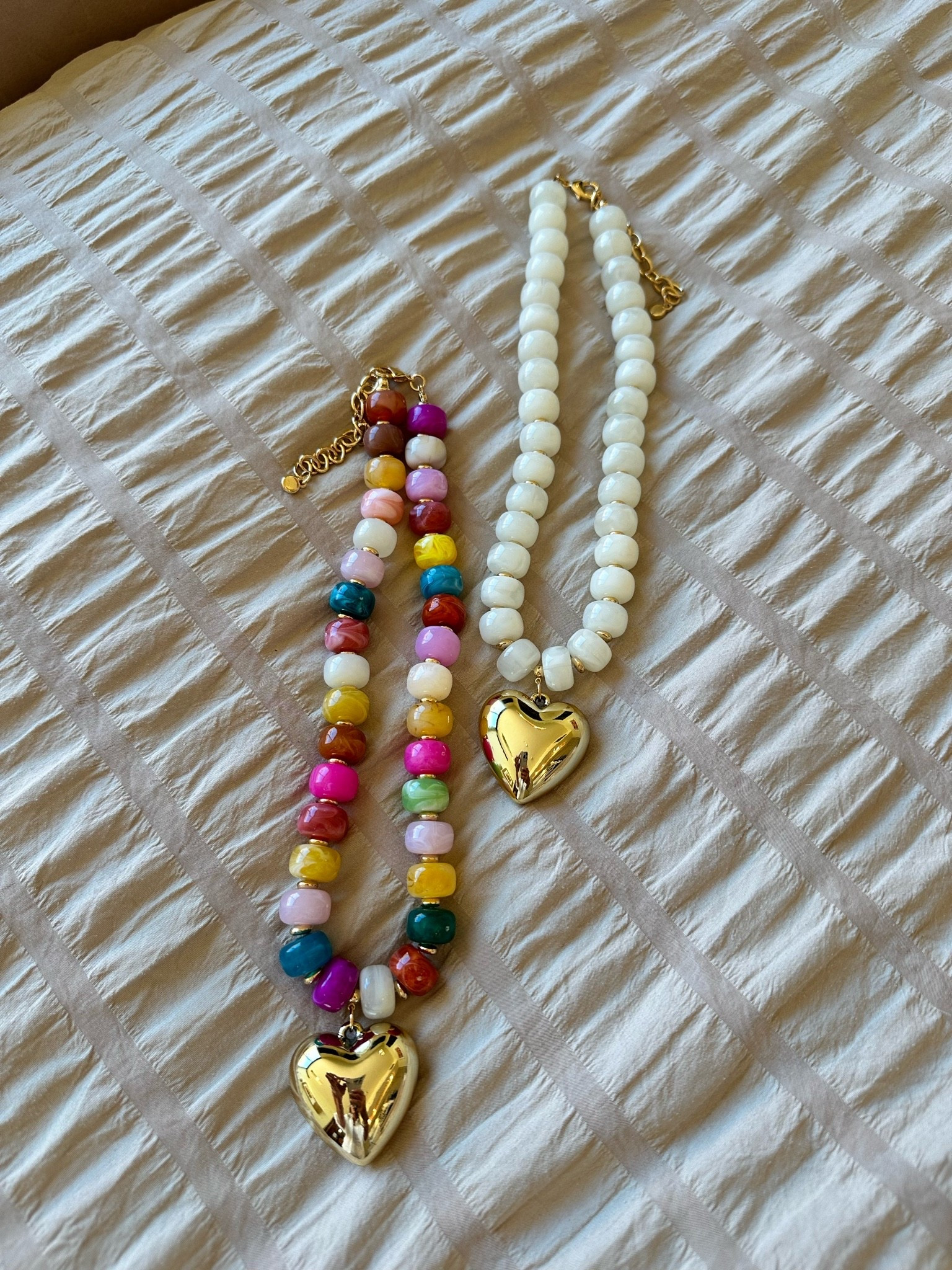 I’m obsessed with these beaded necklaces!

#LTKMidsize #LTKOver40