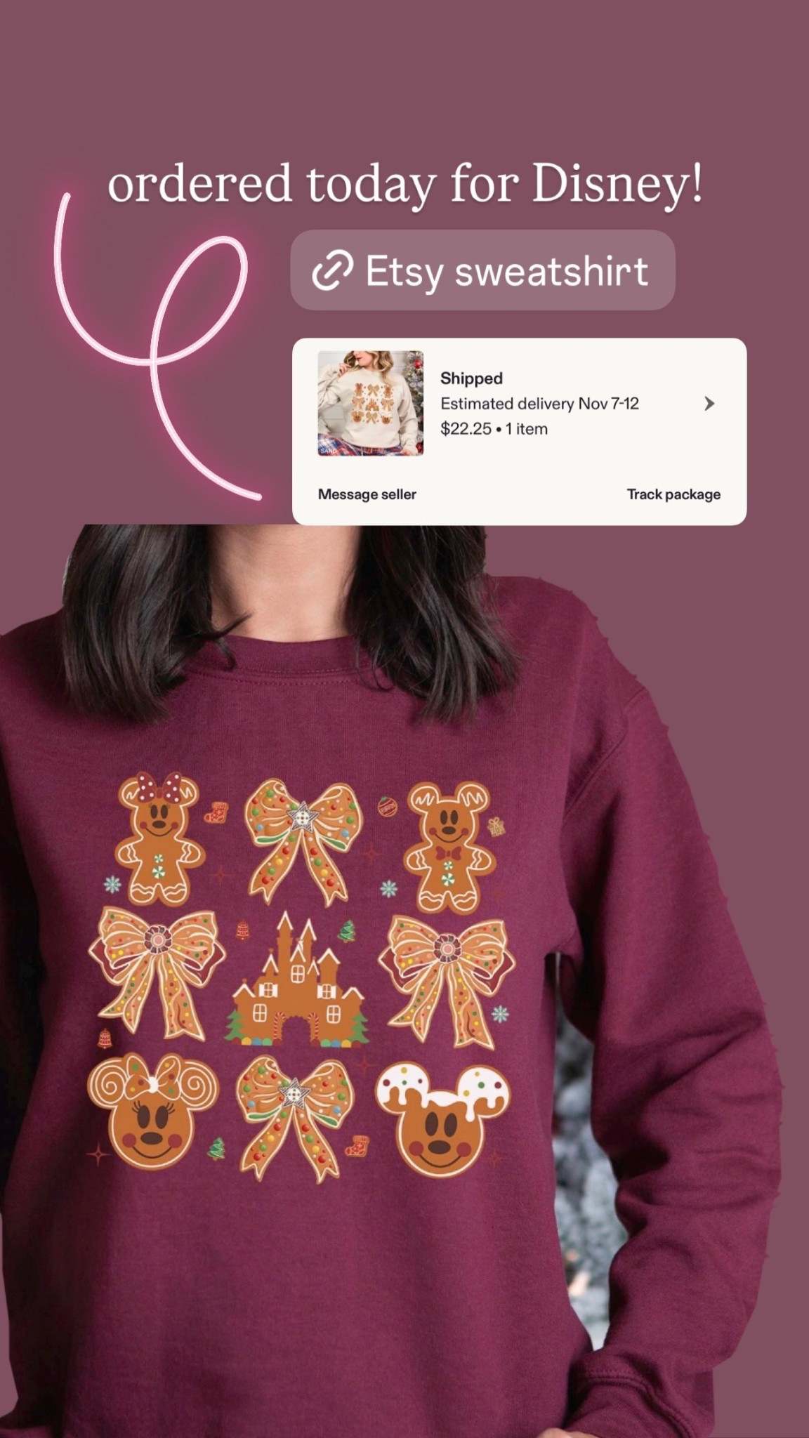 ordered today for Disney!