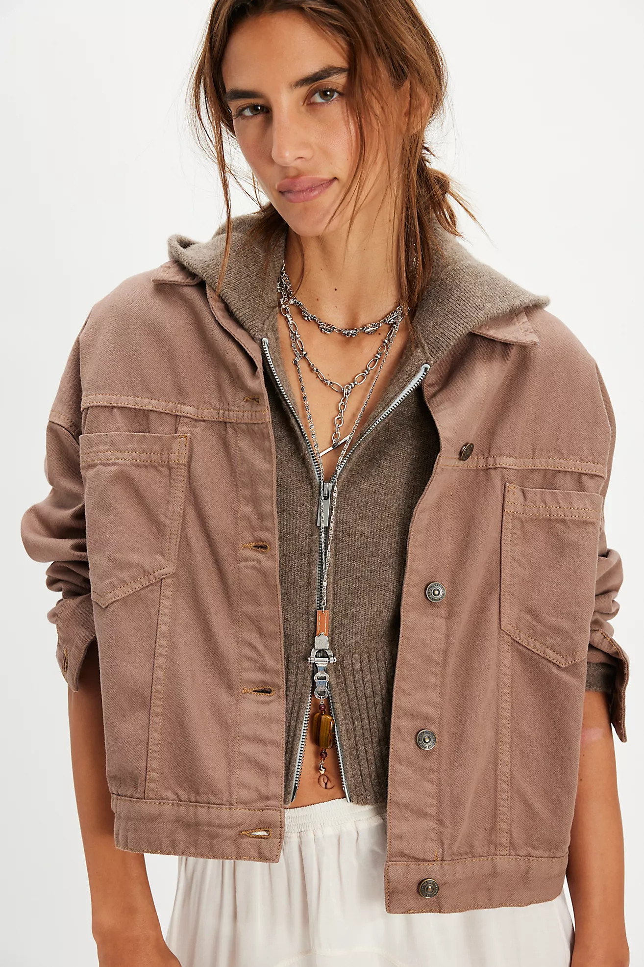 We The Free Opal Swing Denim Jacket | Free People (Global - UK&FR Excluded)