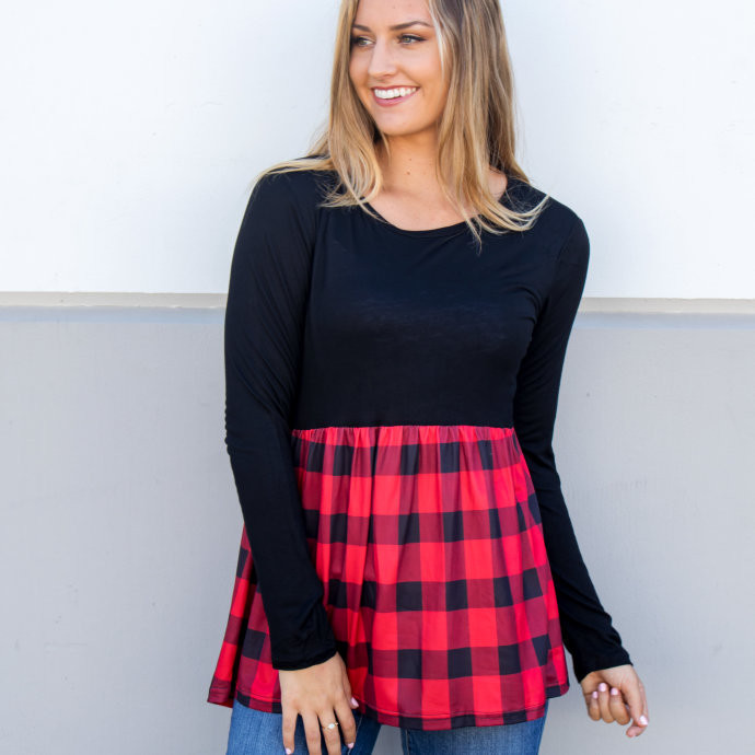 Buffalo Plaid Tunic | Jane