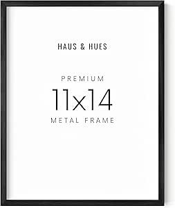 HAUS AND HUES 11x14 Black Picture Frame - 11x14 Picture Frame Black 11x14 Photo Frame Black, Blac... | Amazon (US)