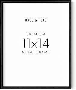 HAUS AND HUES 11x14 Black Picture Frame - 11x14 Picture Frame Black 11x14 Photo Frame Black, Blac... | Amazon (US)