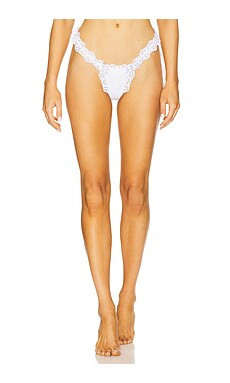 For Love & Lemons Daisy Eyelet Bikini Bottom in White from Revolve.com | Revolve Clothing (Global)