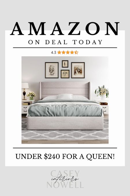 Queen bed frame, guest bedroom, primary suite, master bedroom, neutral bed frame, amazon, home, furniture 

#LTKMostLoved #LTKsalealert #LTKhome