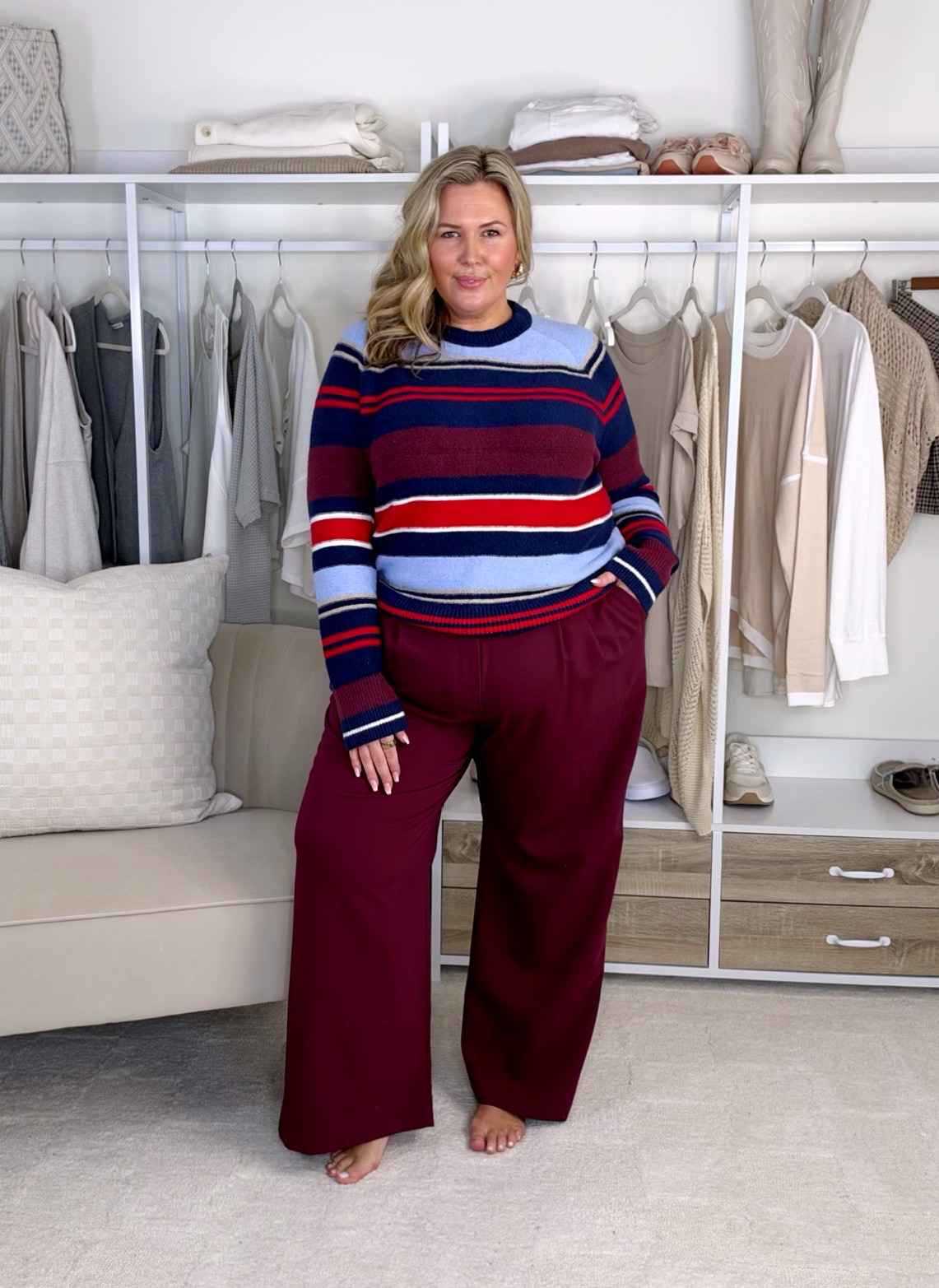 Code AFLTK IS VALID THRU 10/11!   Abercrombie haul! Wearing a size XXL in everything. Trousers are a 36 and would size up. Plus size, outfit inspo, fall fashion, apron belly, mom life @abercrombie
