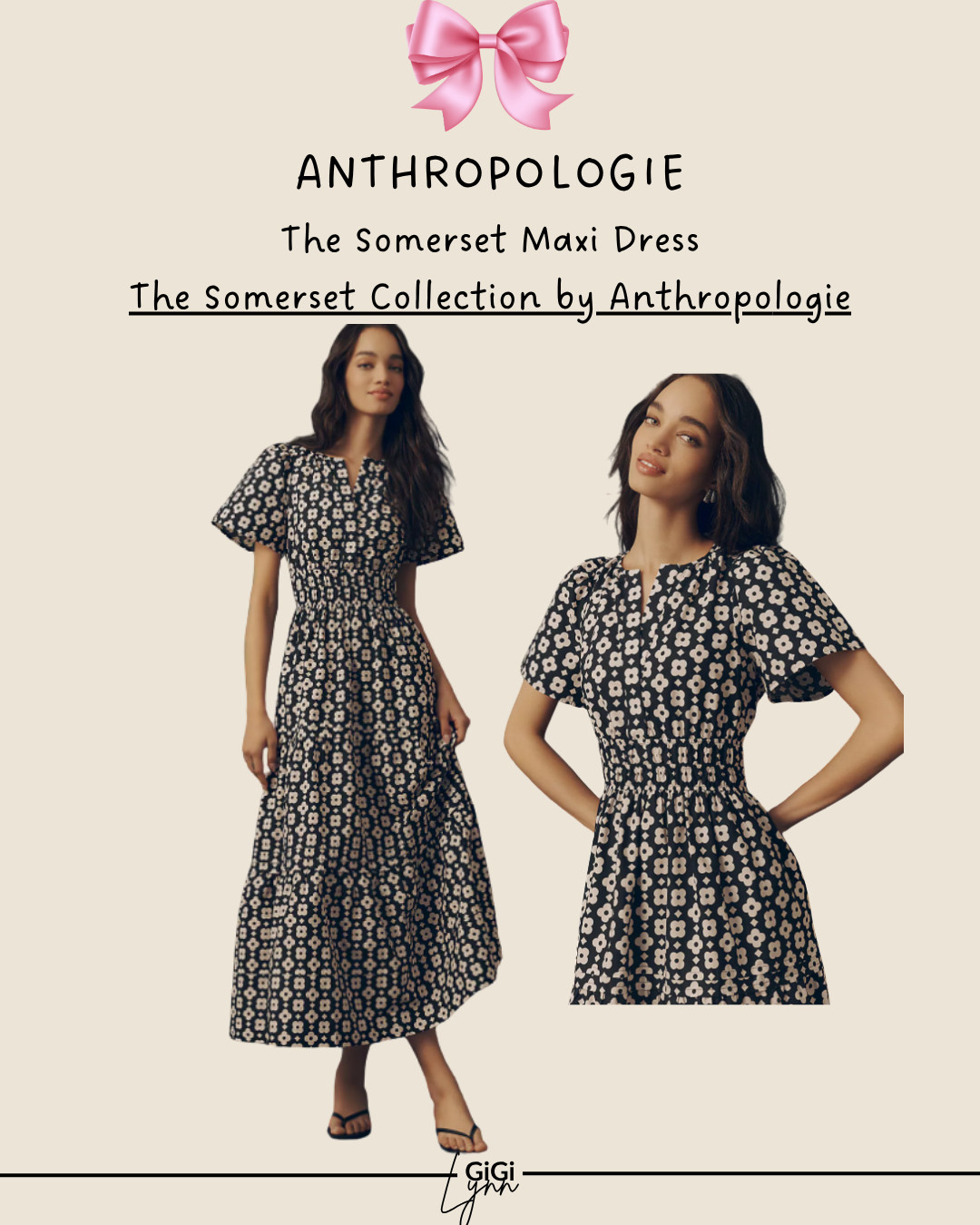 The Somerset Maxi Dress from Anthropologie in the Black/White Geo Floral print is one of those timeless pieces that looks effortlessly elevated every time you wear it. This best-selling maxi dress features a flattering smocked waist and flowy tiered silhouette that creates a comfortable, feminine fit for all body types.

The black and white geo floral print gives it a modern, sophisticated feel while still being versatile enough to wear year-round. The lightweight, breathable fabric makes it perfect for spring and summer outfits, but it also transitions beautifully into fall with a denim jacket or cardigan.

Dress it down with sneakers or sandals for everyday wear, or elevate it with heels, wedges, and statement jewelry for brunch, vacation, weddings, or special events.

✨ Why this dress is trending:
• Best-selling Anthropologie Somerset dress
• Flattering smocked waist silhouette
• Flowy tiered maxi length
• Chic black & white geo floral print
• Easy to dress up or down

If you love timeless maxi dresses, effortless style, and flattering fits, this is a must-have wardrobe staple.

#ltkstyle #ltkdress #somersetdress #anthropologie #maxidress #floraldress #blackandwhite #effortlessstyle #vacationoutfit #springstyle #summerstyle #over40style #midweststyle #ltkfinds

 

 #LTKootd #LTKMidsize #LTKWorkwear