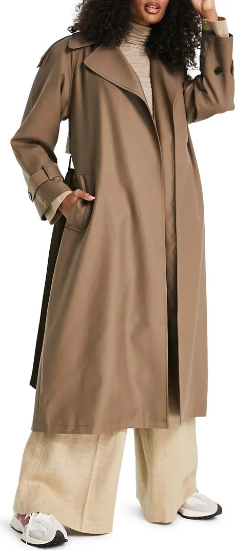 Topshop Editor Long Trench Coat | Nordstrom | Nordstrom