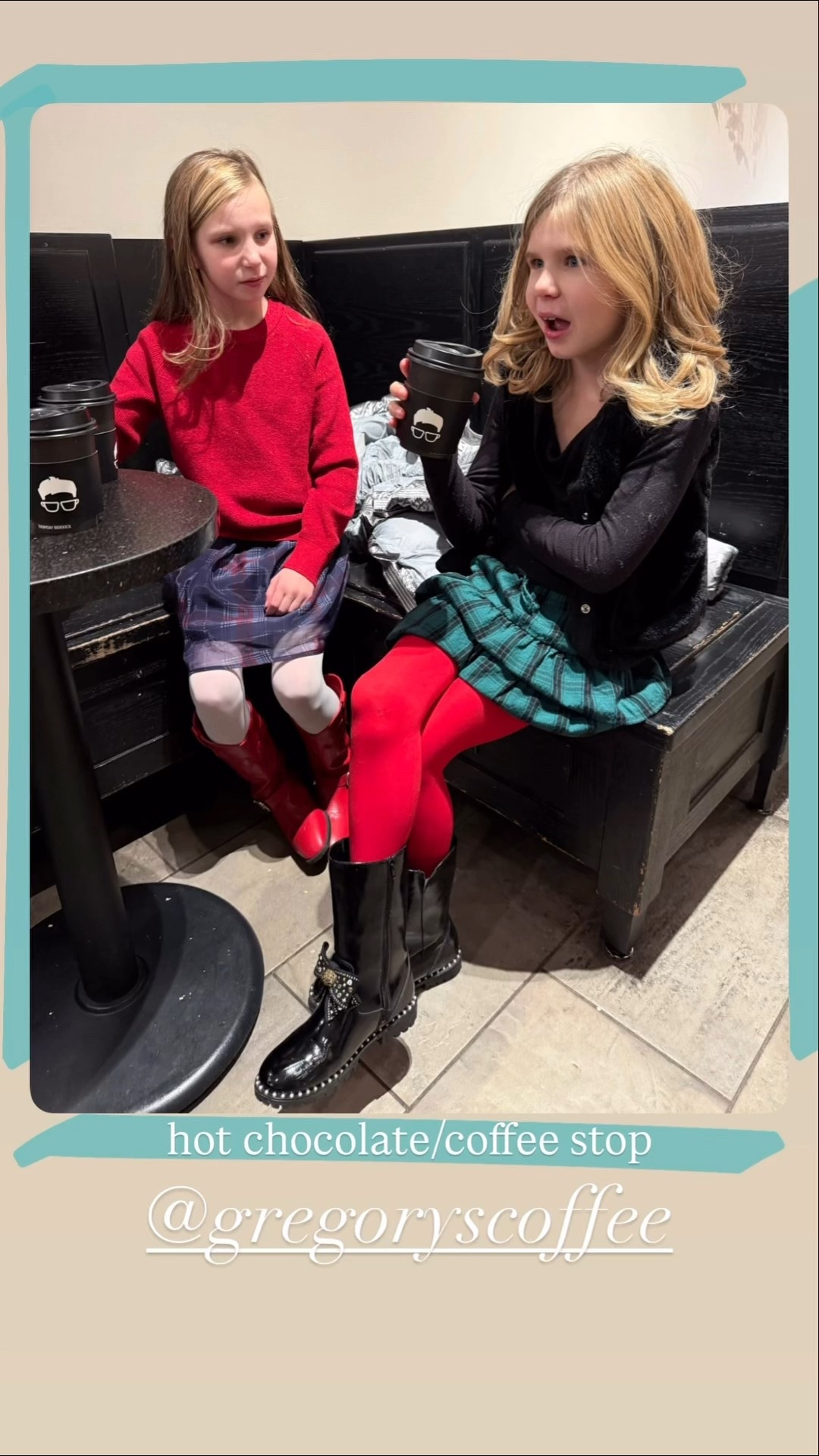 The girls enjoying some hot chocolate! 

Kids winter fashion, kids winter outfits, girls fashion, chic kids outfit

#LTKKids #LTKHoliday