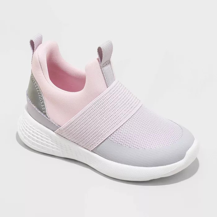 Toddler Gray Slip-On Apparel Sneakers - Cat & Jack™ | Target
