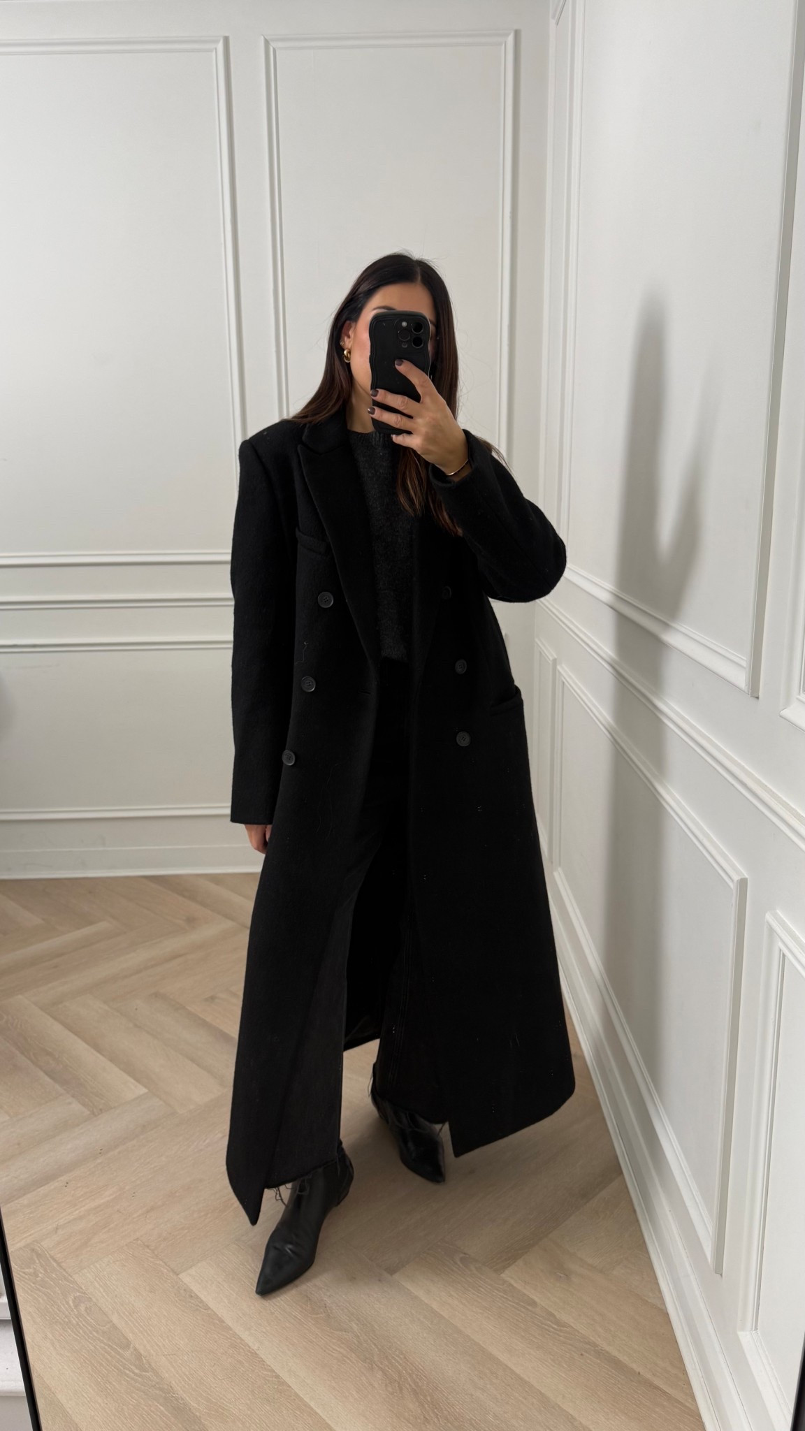 The perfect oversized structured black coat 🖤

#LTKstyletip #LTKuk #LTKwinter