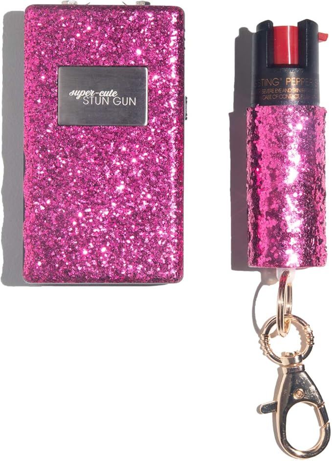 Super-Cute Pepper Spray & Stun Gun Pink Combo Safety Set - Carry Two Powerful Self Defense Produc... | Amazon (US)
