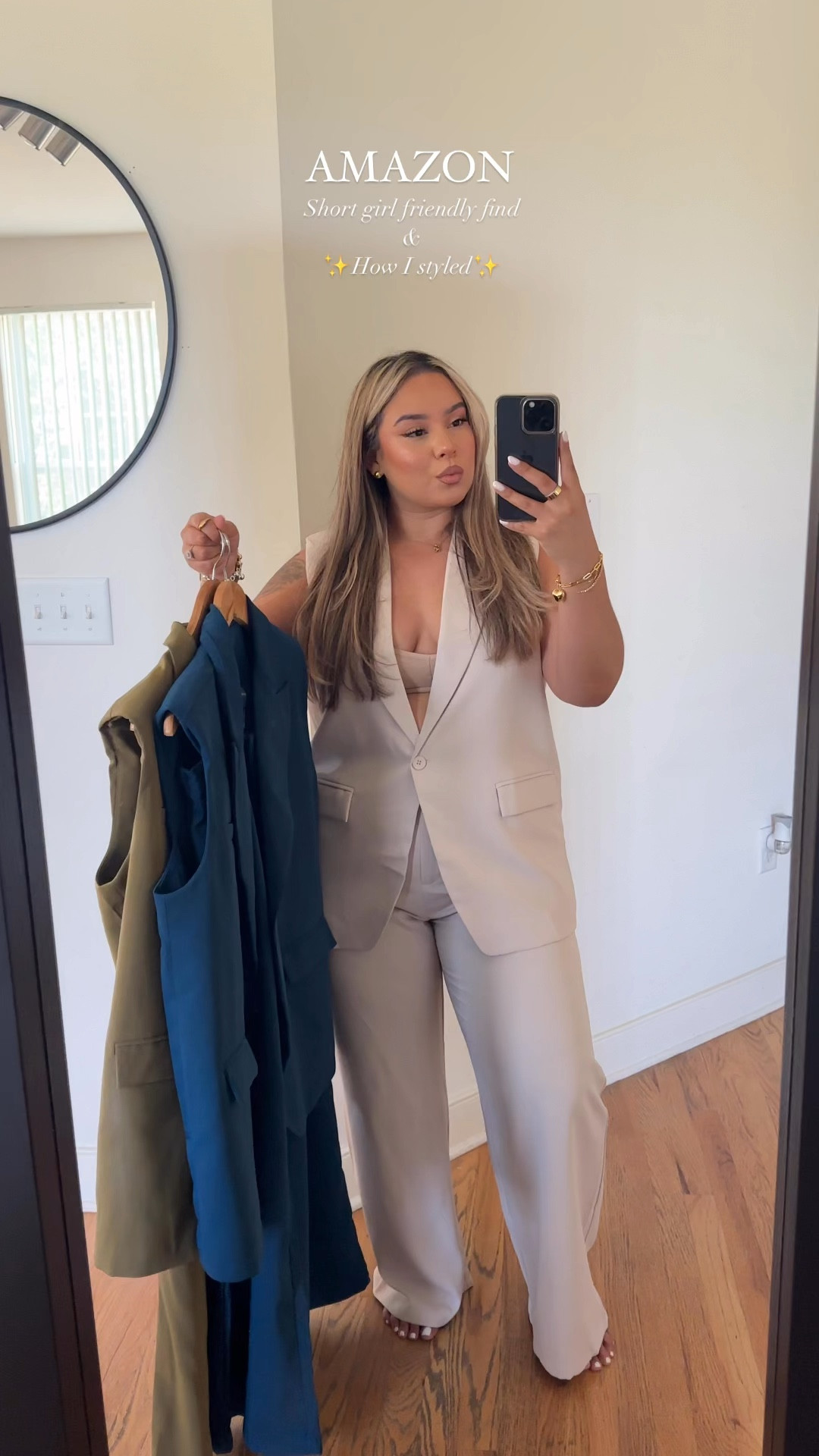 Short-girl friendly find✨ these vest sets are definitely Kenny approved >>> the quality and fit are amazing. I styled them casually but you can also slay them with some heels🫶🏼

5’2”; Wearing size L


#LTKStyleTip #LTKSeasonal #LTKMidsize