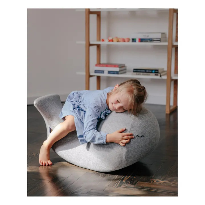 Ba The Rocking Whale | Grey | Smallable