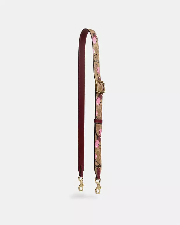 Reversible Strap In Signature Canvas With Cherry Print | Coach Outlet US