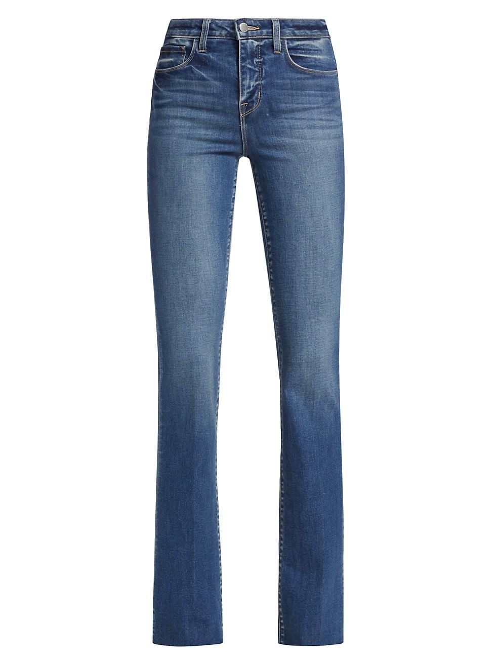 L'AGENCE Ruth High-Rise Straight Jeans | Saks Fifth Avenue