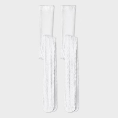 Girls' 2pk Cotton Tights - Cat & Jack™ | Target