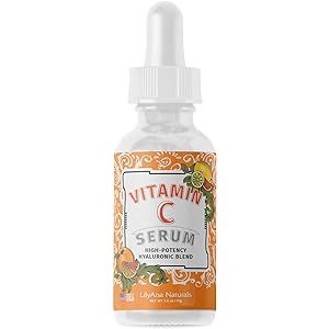 LilyAna Naturals Vitamin C Serum for Face - Made in USA, Face Serum with Hyaluronic Acid and Vitamin | Amazon (US)