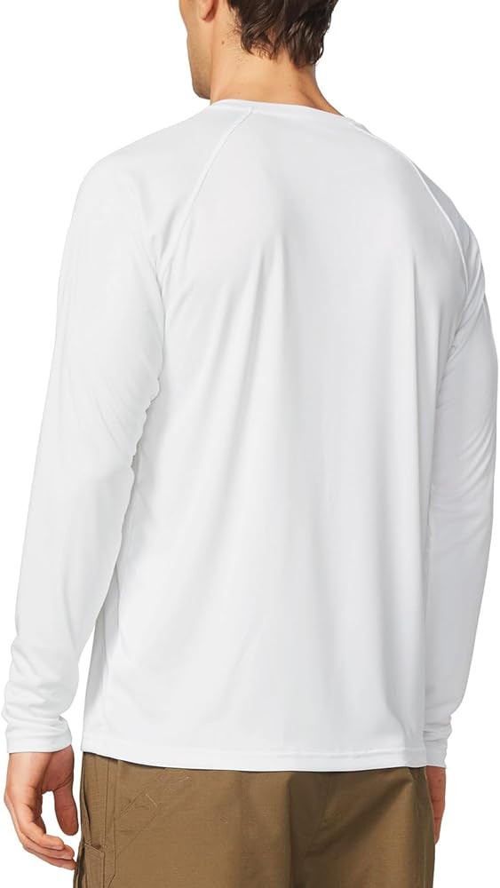 baleaf Mens UPF 50+ Sun Protection Shirts Long Sleeve Rash Guard, Quick Dry 4-Way Stretch for Fis... | Amazon (US)