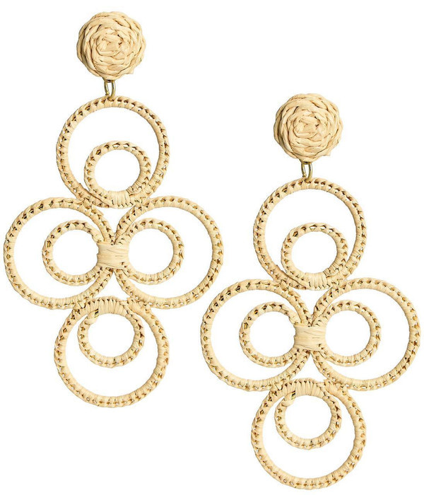 Chloe Raffia  - Drop Earring | Lisi Lerch Inc