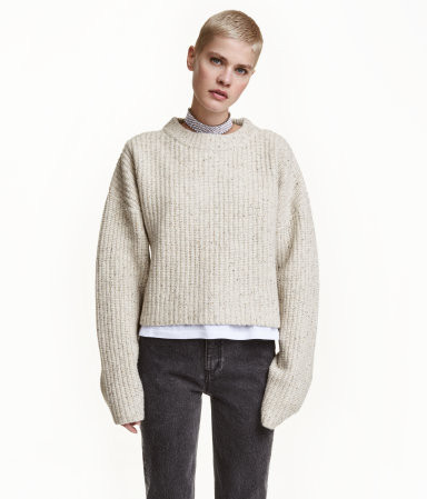 H&M Chunky-knit Wool Sweater $29.99 | H&M (US)
