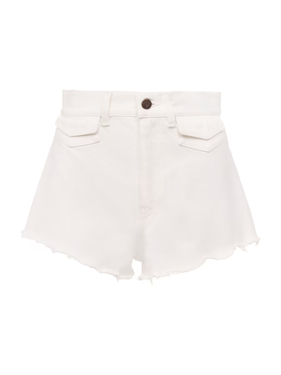 Twill Cut-Off Shorts | Saks Fifth Avenue