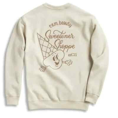 Ariana Grande R.E.M. Beauty Sweetener Shoppe NYC Pop Up Tan Sweatshirt (XL)  | eBay | eBay US