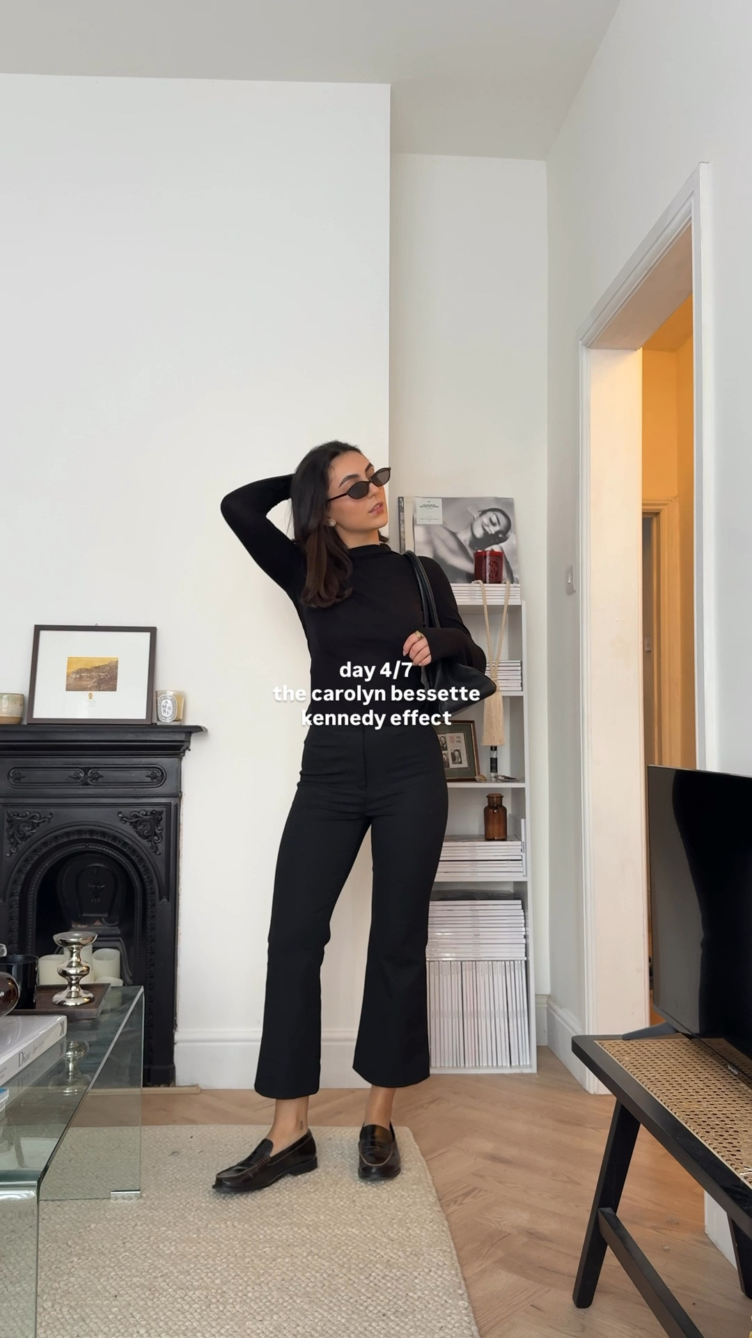 Ootd: inspired by carolyn bessette kennedy 