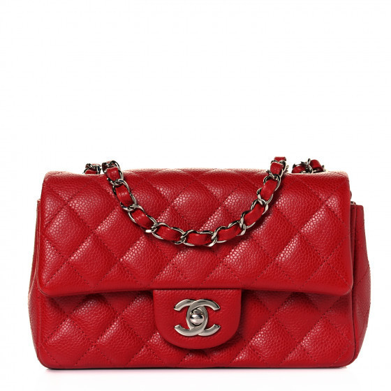 CHANEL

Caviar Quilted Mini Rectangular Flap Red | Fashionphile