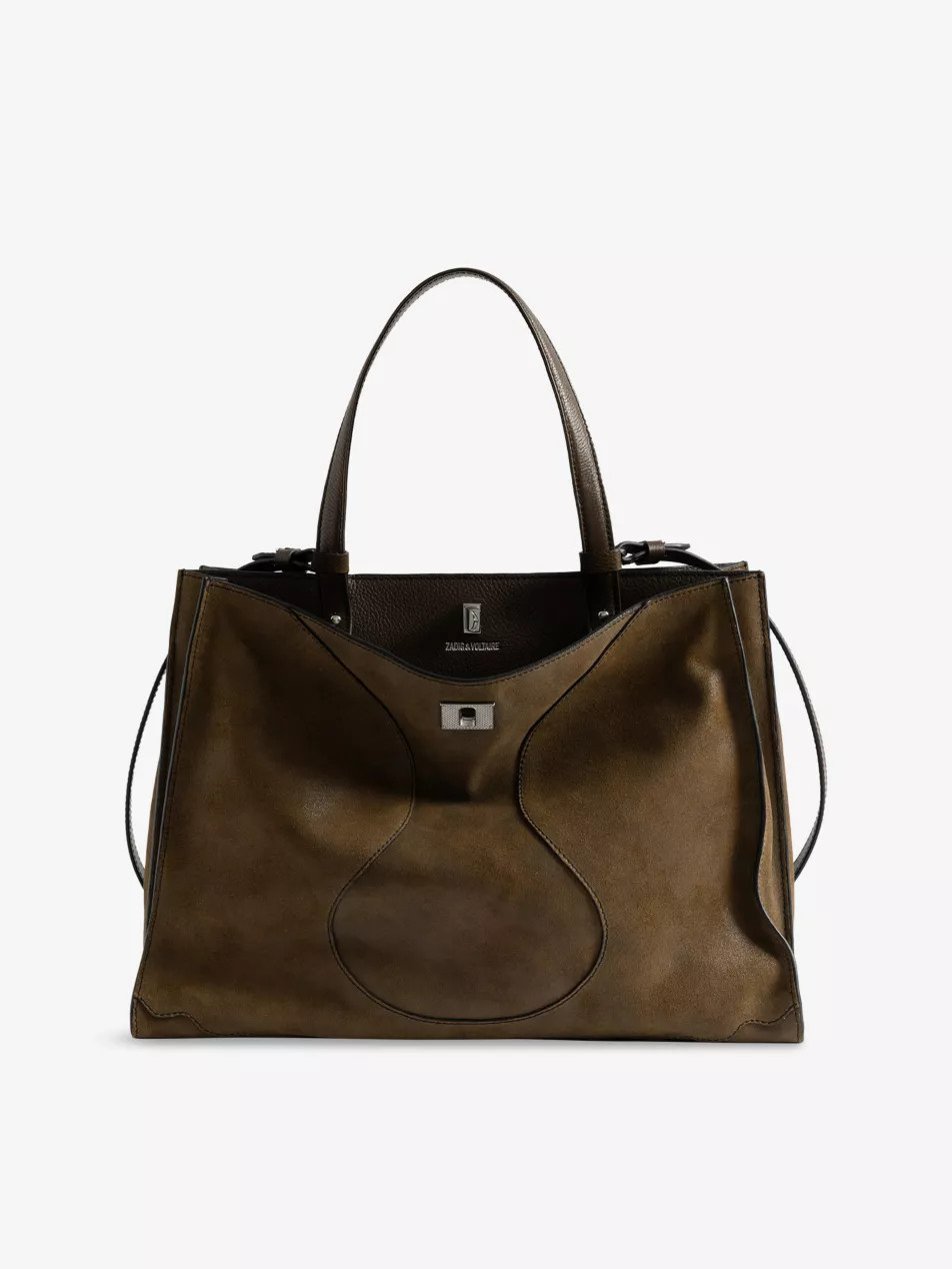 Jack Suede Top-Handle Bag | Selfridges