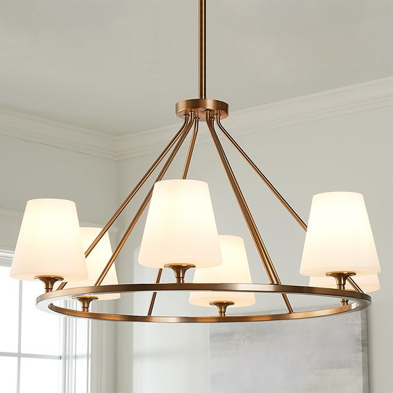 Transitional Jamestown Chandelier | Shades of Light