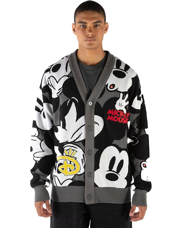 Disney Mickey Mouse Minnie Mouse Adult Oversized Cardigan Sweater Sizes X-Small - 2XL | Amazon (US)