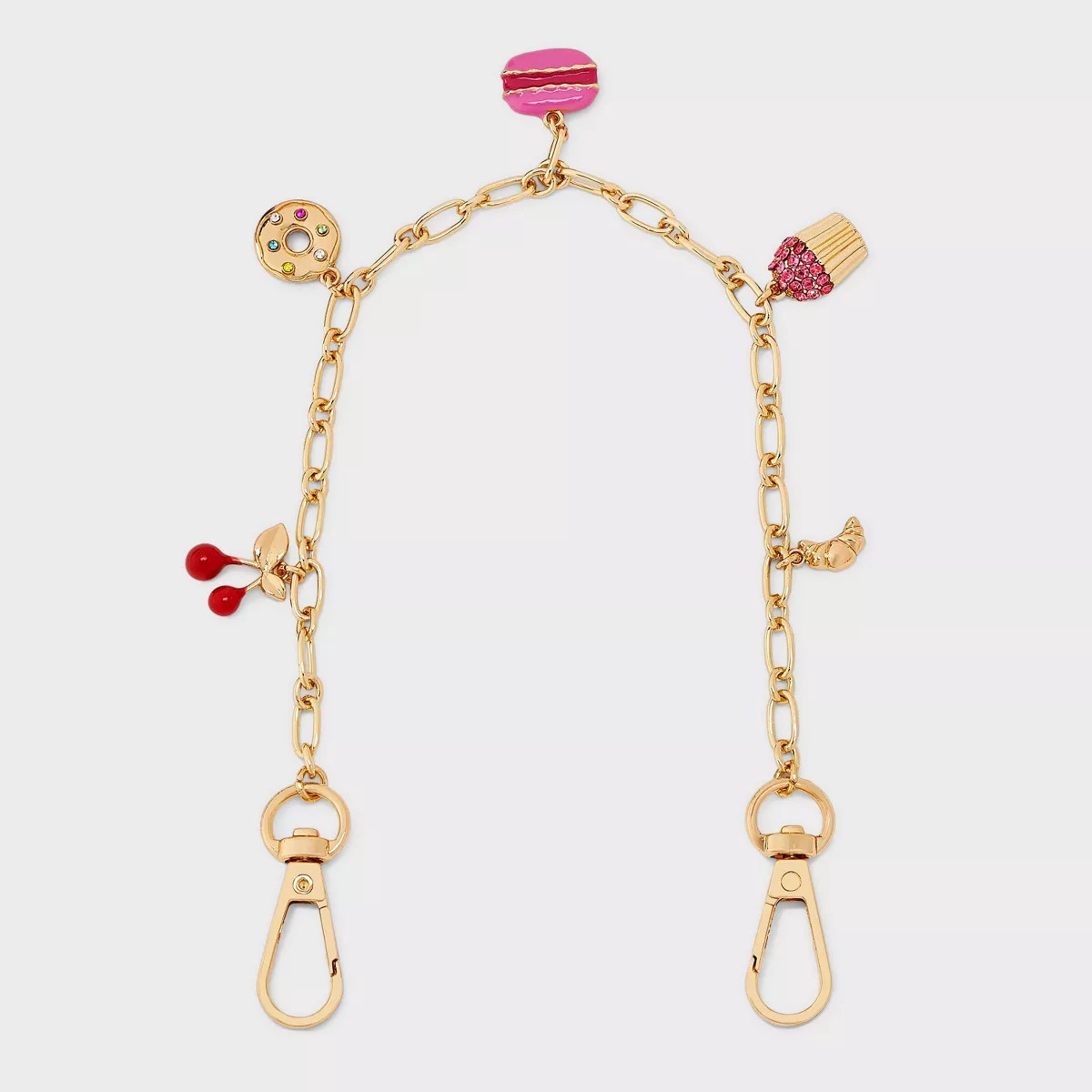 Pastry Charm Accessory Wristlet/Phone Strap - A New Day™ Gold/Pink | Target