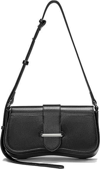 Trendy Purse for Women Small Vegan Leather Shoulder Bag Mini Ladies Clutch Handbag | Amazon (US)