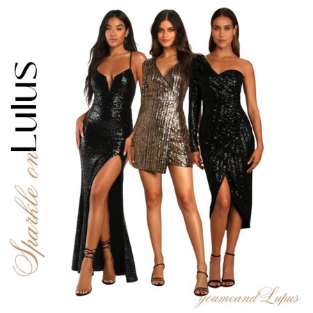 Lulus sparkle on, lupus holiday dresses, New Year’s Eve outfits, sparkling dresses, sequined dresses, fancy outfits, holiday parties, Christmas dress ideas, long-sleeve dresses, maxi dresses, knee length dresses, strapless dresses, lulus finds, YoumeandLupus 

#LTKSeasonal #LTKHoliday #LTKstyletip