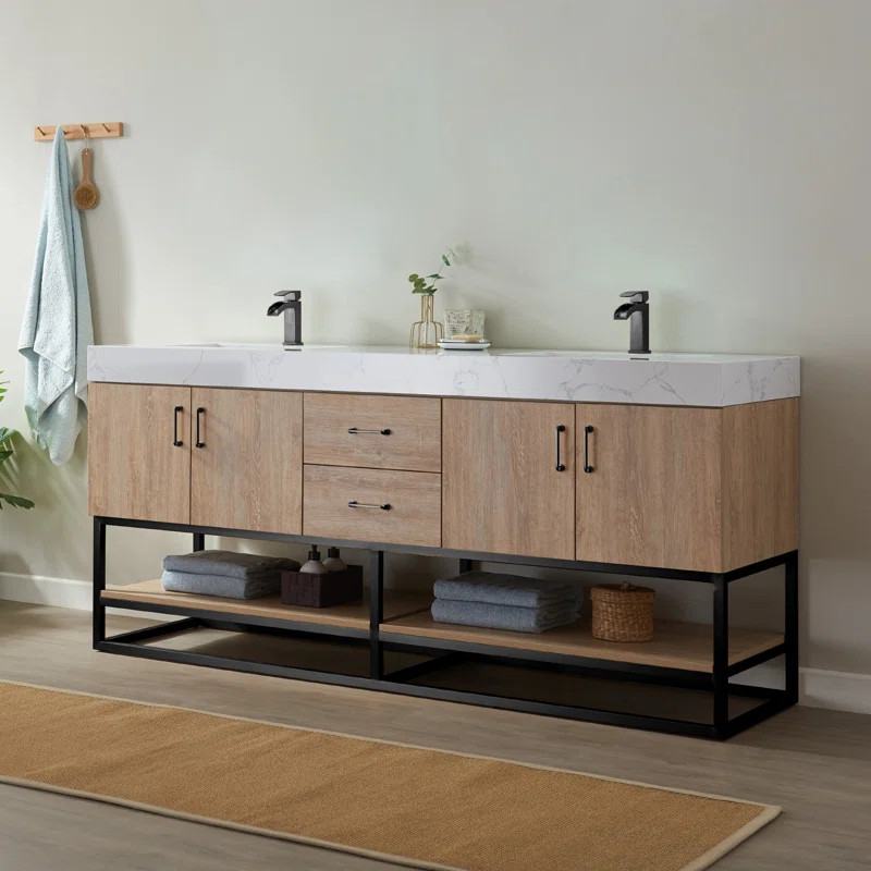Annice 72" Double Bathroom Vanity Set | Wayfair North America