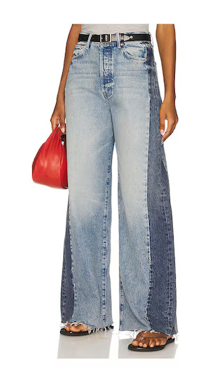 MOTHER The Pipe Dream Button Sneak Fray in Blue. - size 28 | Revolve Clothing (Global)