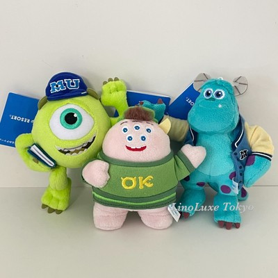 Disney Tokyo Japan Plush Monsters University Mike Sulley Squishy Keychain 3P Set | eBay US