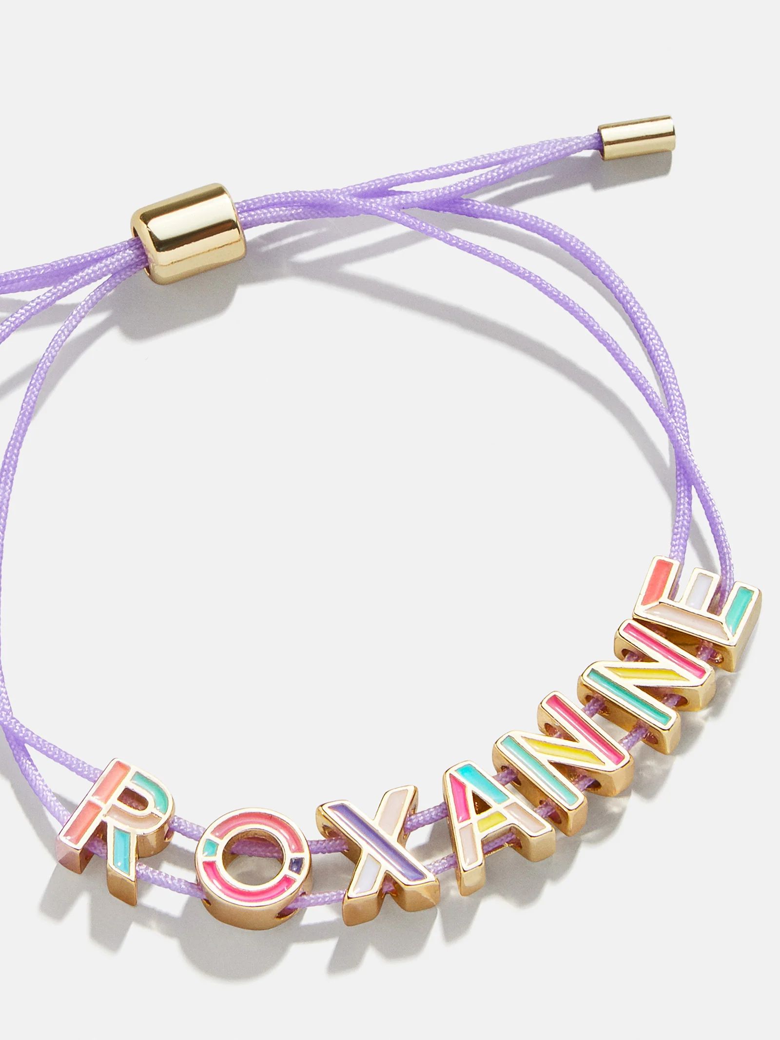 Kids' Custom Cord Bracelet - Purple | BaubleBar (US)