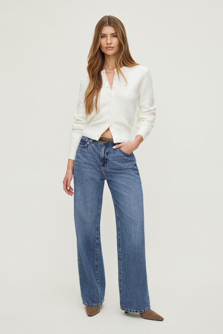 Rebecca Crewneck Cardigan | Dynamite Clothing