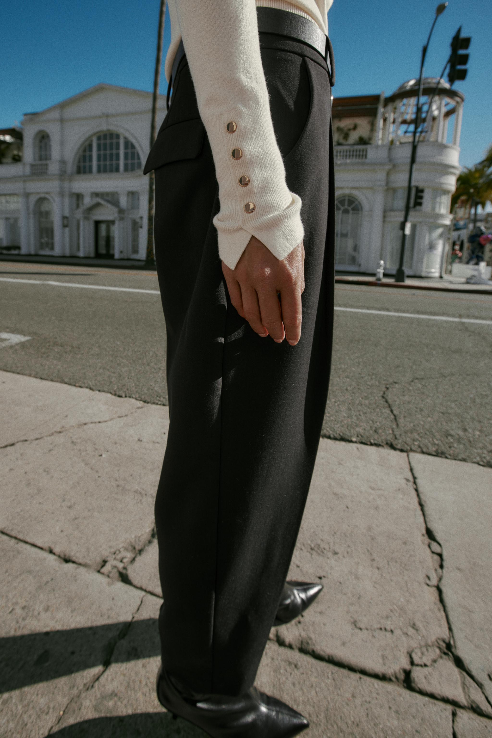 BASIC PLAIN KNIT JUMPER | Zara US