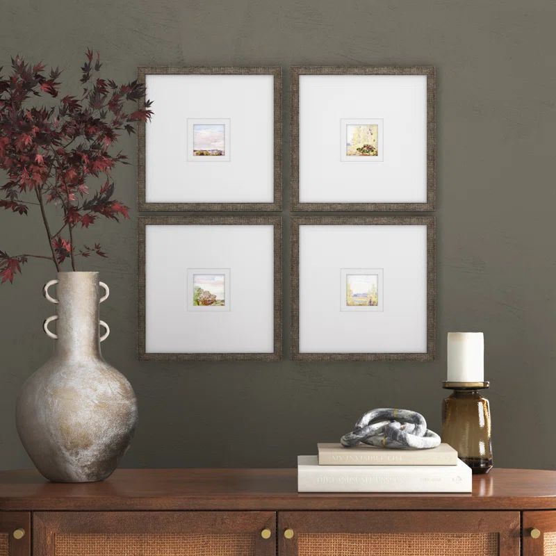 Petite Placid Framed On Paper 4 Pieces by Arnold Painting | Wayfair North America