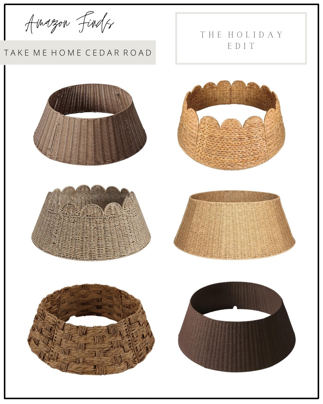 So many great Christmas tree collars on Amazon!

Christmas tree, Christmas decor, Christmas tree collars 

#LTKHome #LTKFindsUnder50 #LTKSaleAlert