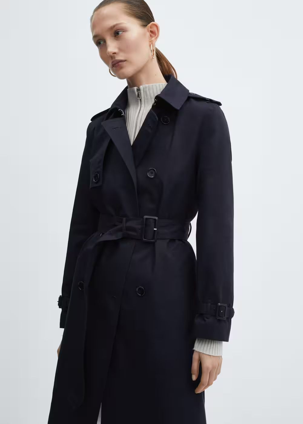 Classic trench coat with belt -  Women | Mango United Kingdom | MANGO (UK)