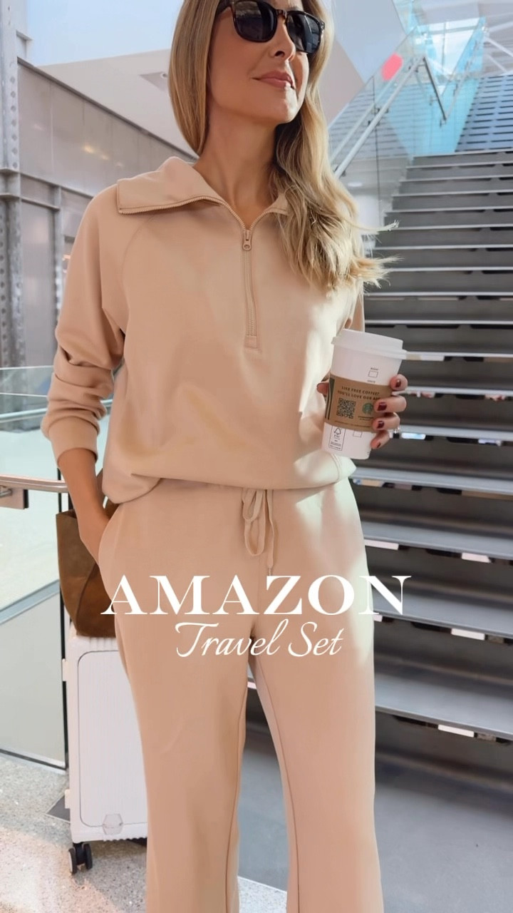 Amazon travel set
Loving this set, super comfy, elegant, and stylish. Fits true to size and I’m wearing size small 
Travel outfit 
Airport outfit 
Cozy set
Cozy travel outfit 

#LTKU #LTKootd #LTKTravel
