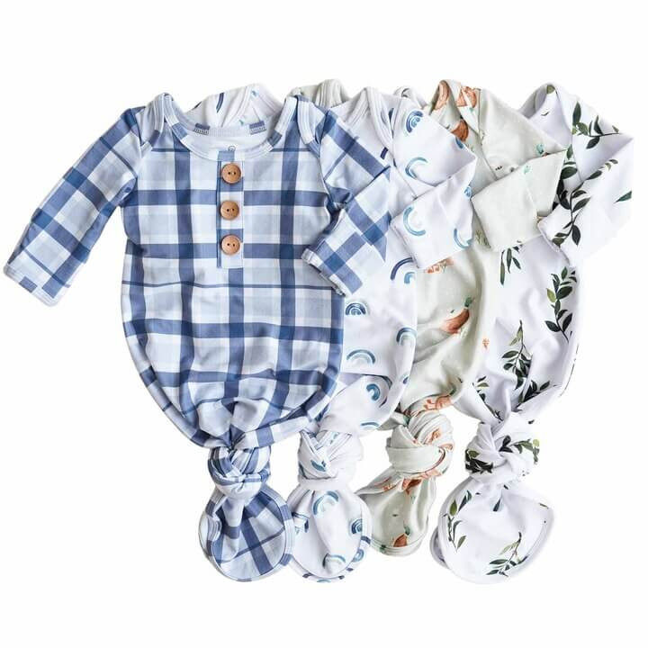 Printed Knot Gowns for Boys | Best Sellers | Caden Lane