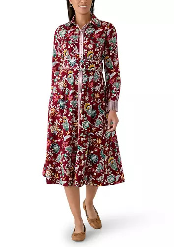 Women's Long Sleeve Shirtdress | Belk