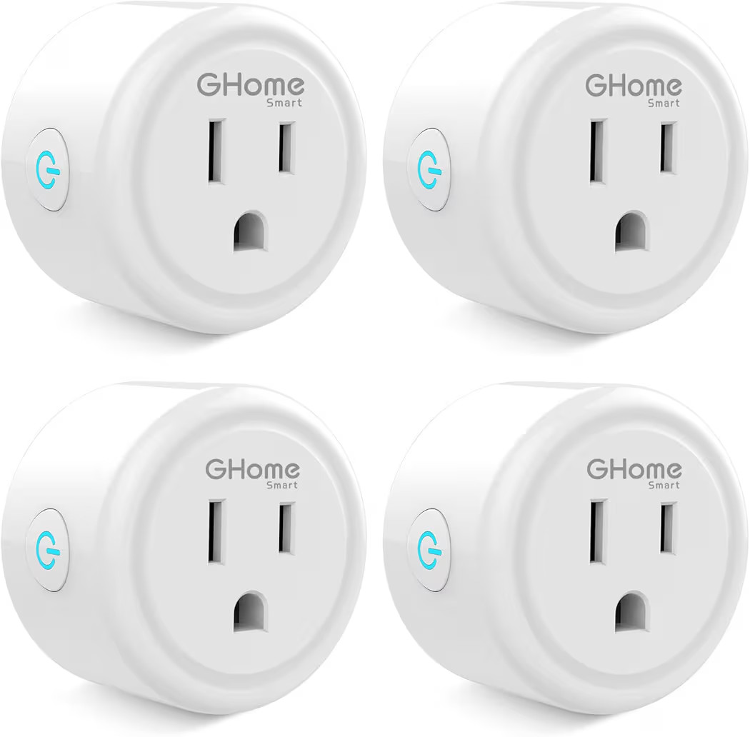 GHome Smart Plug Mini, WiFi Smart Outlet Plug
        Compatible with Alexa and Google Home, Time... | Amazon (US)