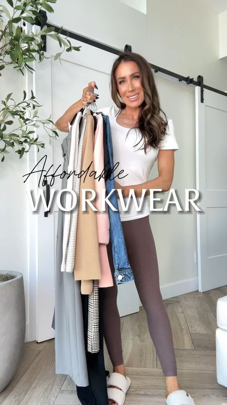 Affordable workwear options to take you from office to outside the office.. 
Look 1 , xs blazer, small top because I wanted to wear it solo as well, sz down if only for blazer , pants xs loafers tts
Look 2, cropped blazer sz xs (small would have been better) , sweater small, tank xs, pleated pants sz 2 short ( I wanted to wear with sneakers as well) , loafers tts
Look 3, slouchy blazer sz small, tank xs, stretch plaid pants sz xs, loafers tts 
Look 4, denim jacket sz xs, dress sz xs, sandals tts
All maurices 

#LTKSeasonal #LTKstyletip #LTKworkwear